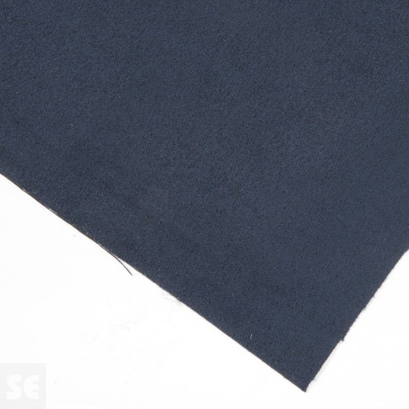 Tejido de terciopelo termoadhesivo color azul | Servei Estació