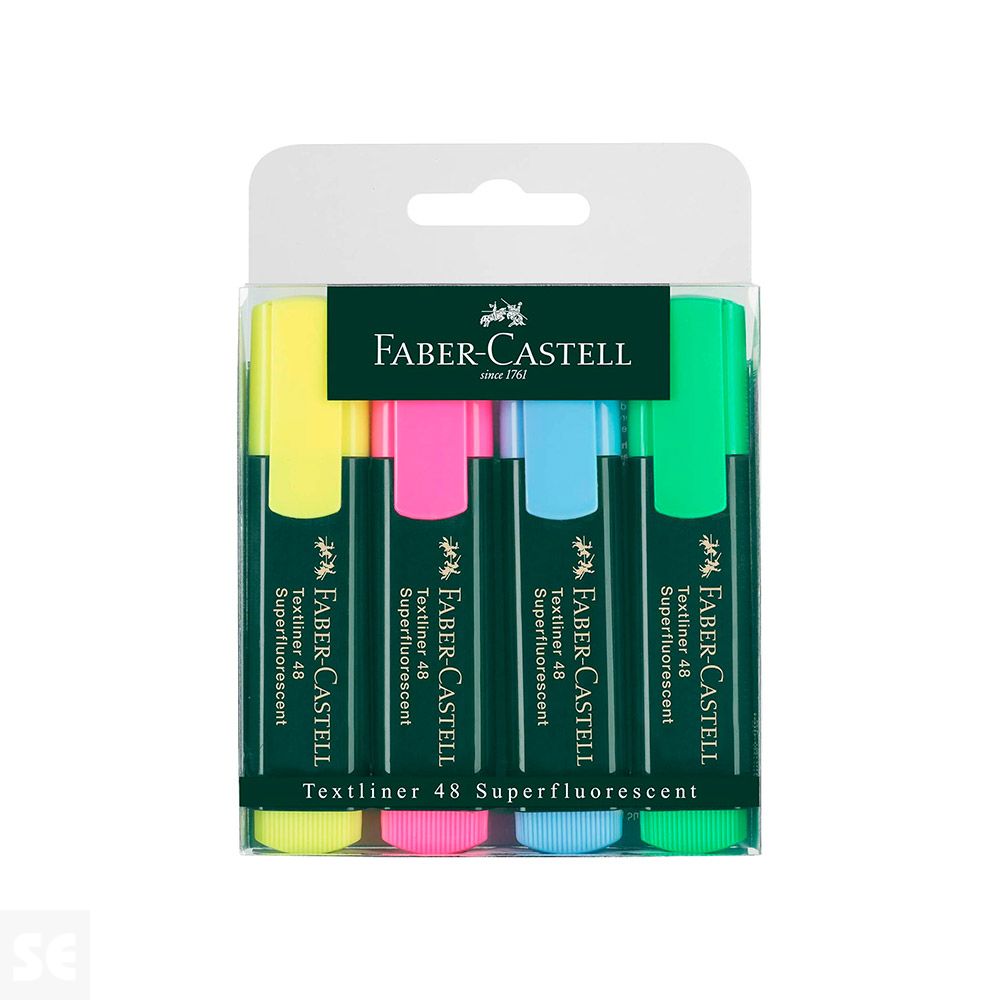 Esuche Marcadores Fluorescentes Textliner 48 4u