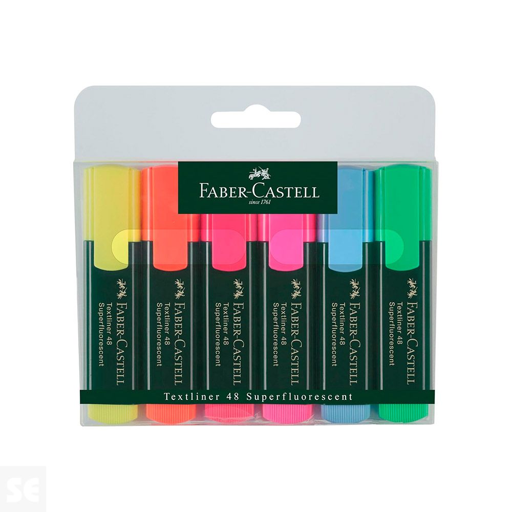 Esuche Marcadores Fluorescentes Textliner 48 6u