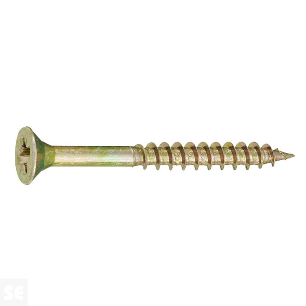 Tirafondo 3,5x35 mm -  Pz Galvanizado (20 uds.)