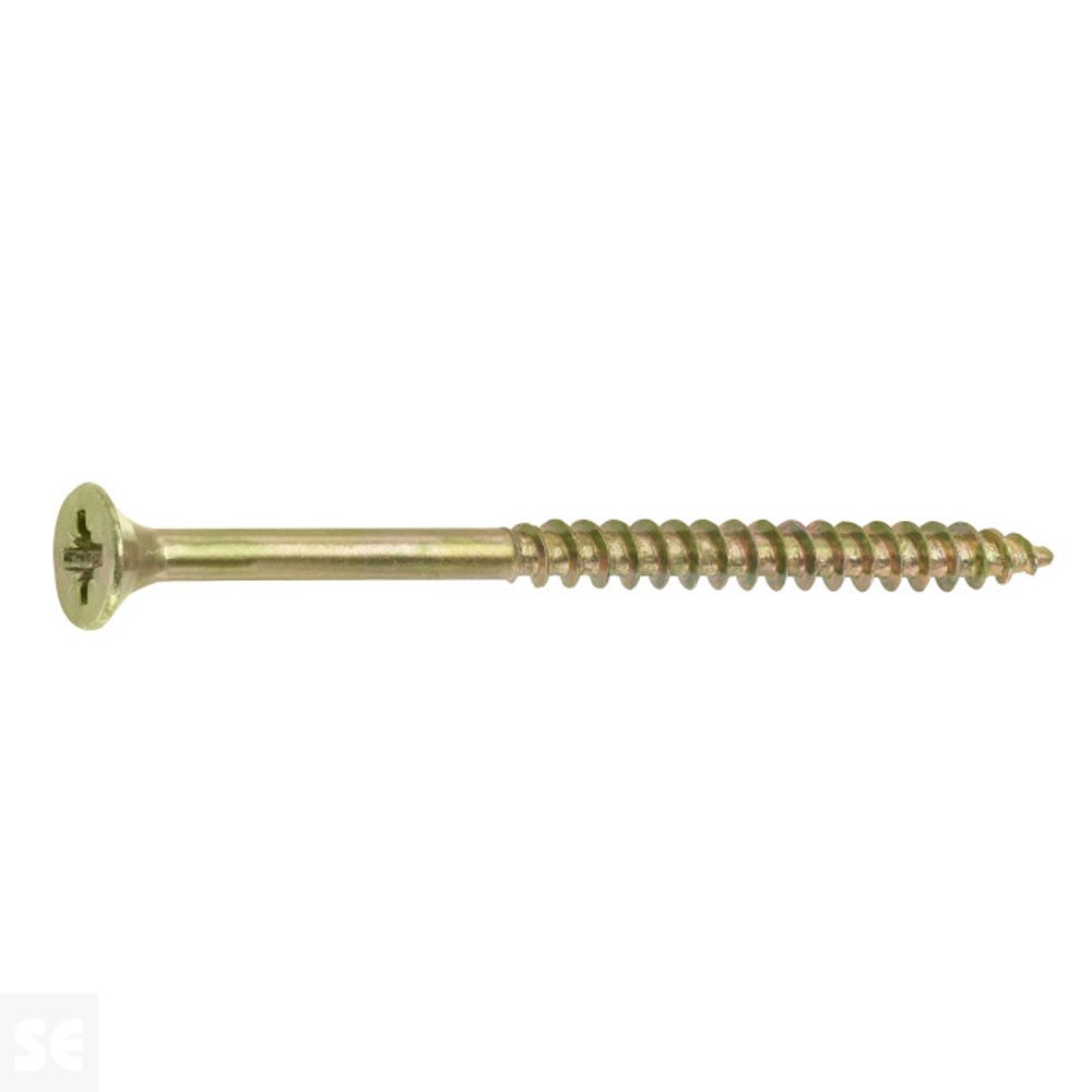 Tirafondo 4,0x60 mm -  Pz Galvanizado (10 uds.)