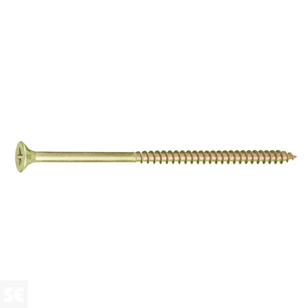 Tirafondo 5,0x100 mm - Pz Galvanizado (12 uds.)