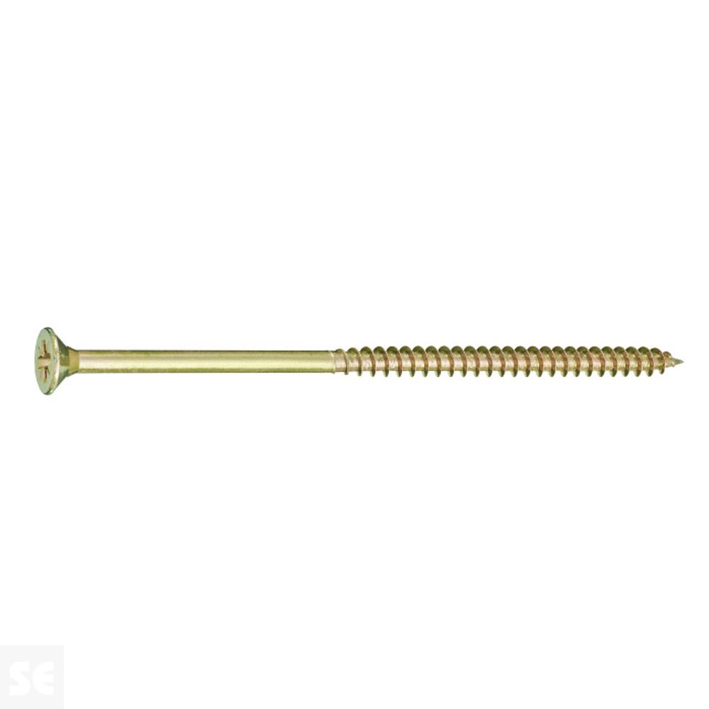 Tirafondo 6,0x130 mm -  Pz Galvanizado (8 uds.)