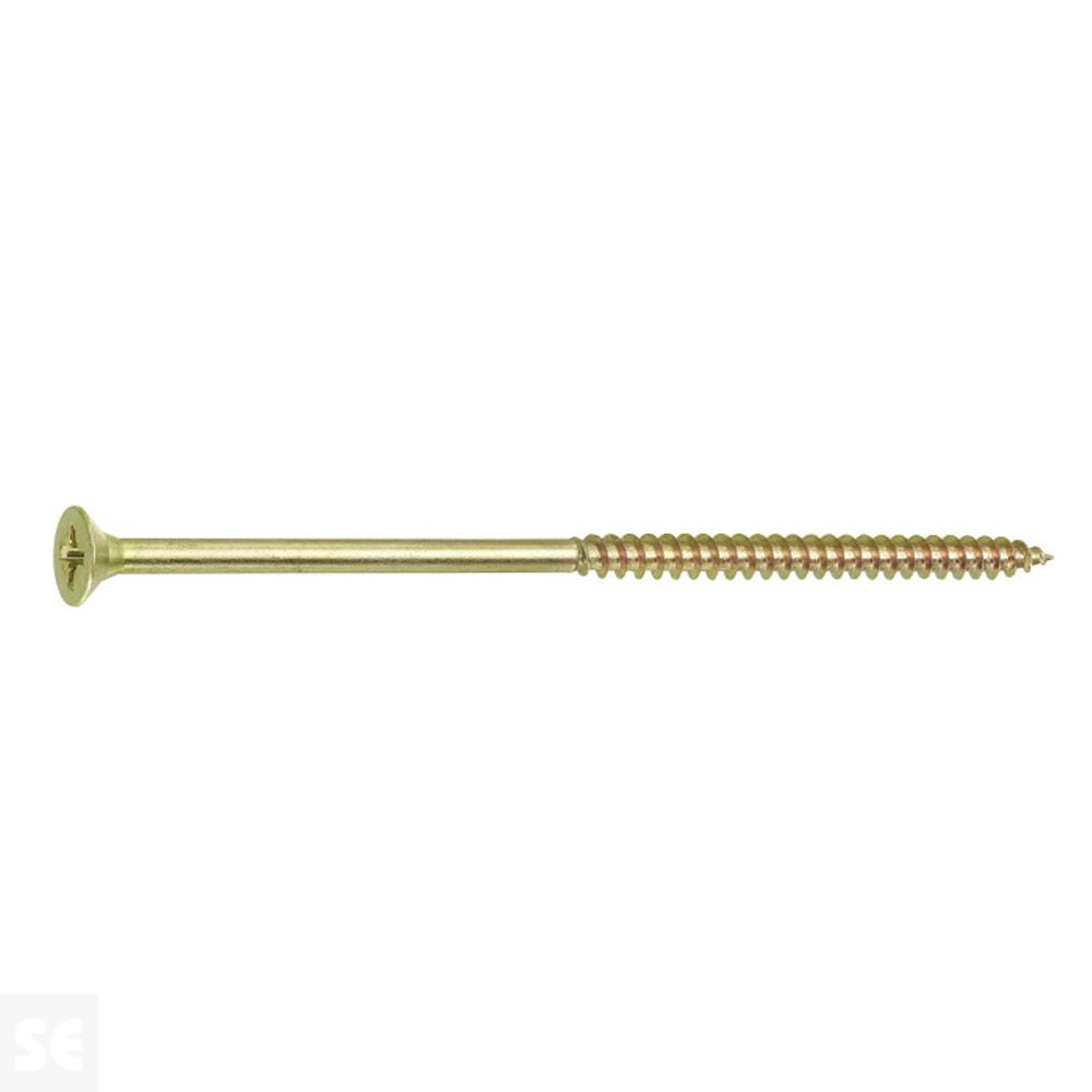 Tirafondo 6,0x140 mm -  Pz Galvanizado (6 uds.)