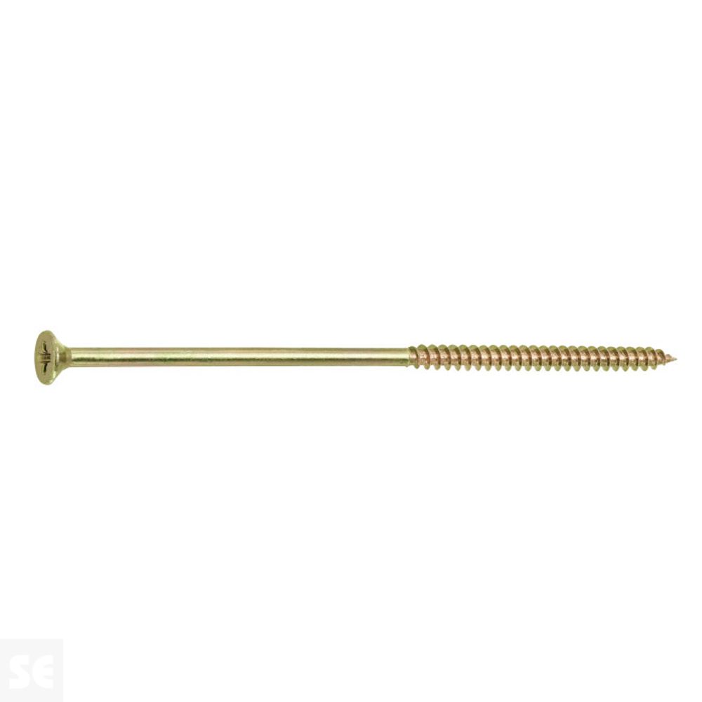 Tirafondo 6,0x160 mm -  Pz Galvanizado (6 uds.)