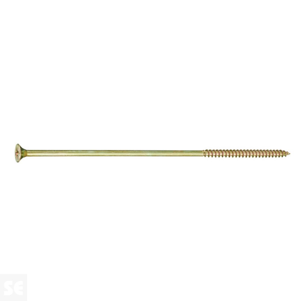 Tirafondo 6,0x200 mm -  Pz Galvanizado (4 uds.)