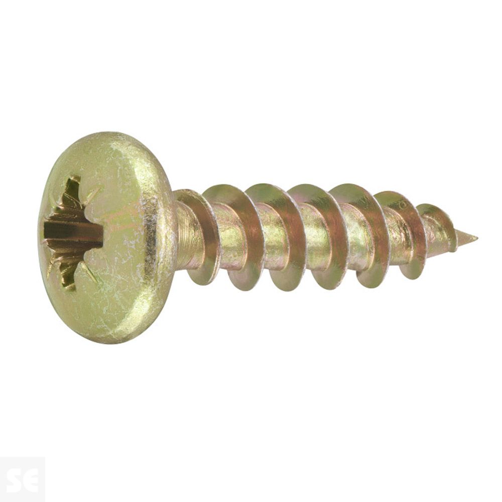 Tirafondos Galvanizado Cabeza Redonda 5,0x20mm. (16u.)