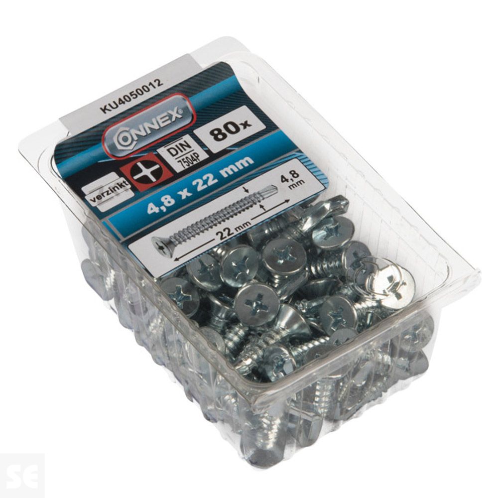 Tornillos Autoperforantes 7504 Cincado Ph 15482 4,8x22 mm (80u.)