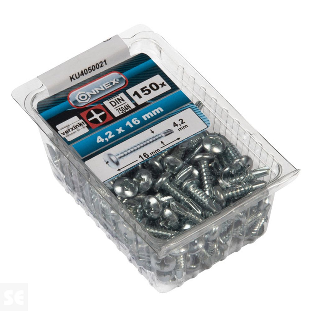 Tornillos Autoperforantes 750 Cincado Ph 15481 4,2x16 mm (150u.)