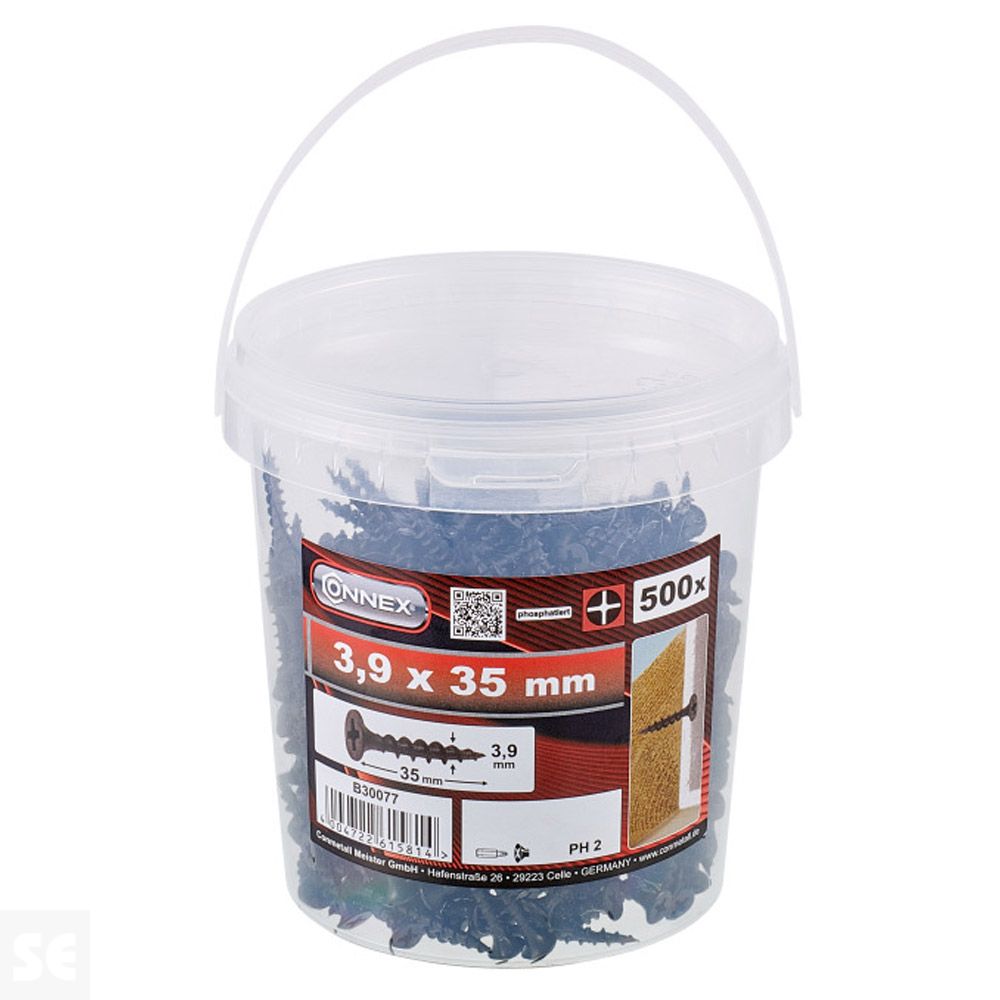 Cubo Tornillo Pladur Ph 3,9x35 mm Din 14566 (750 uds.)