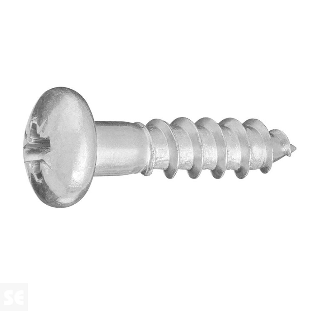 Tornillo Madera Cabeza Redonda Galvanizado 5x20mm. (16u.)