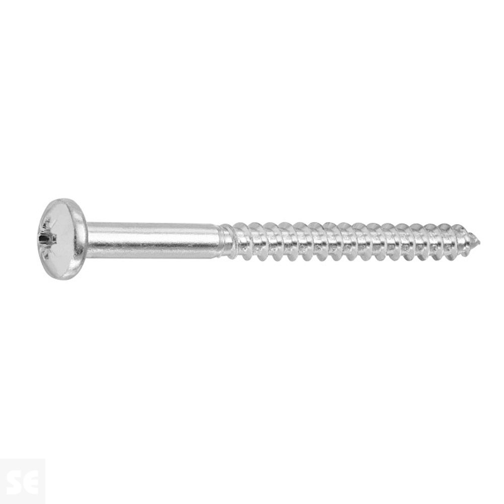 Tornillo Madera Cabeza Redonda Galvanizado 5x60mm. (6u.)