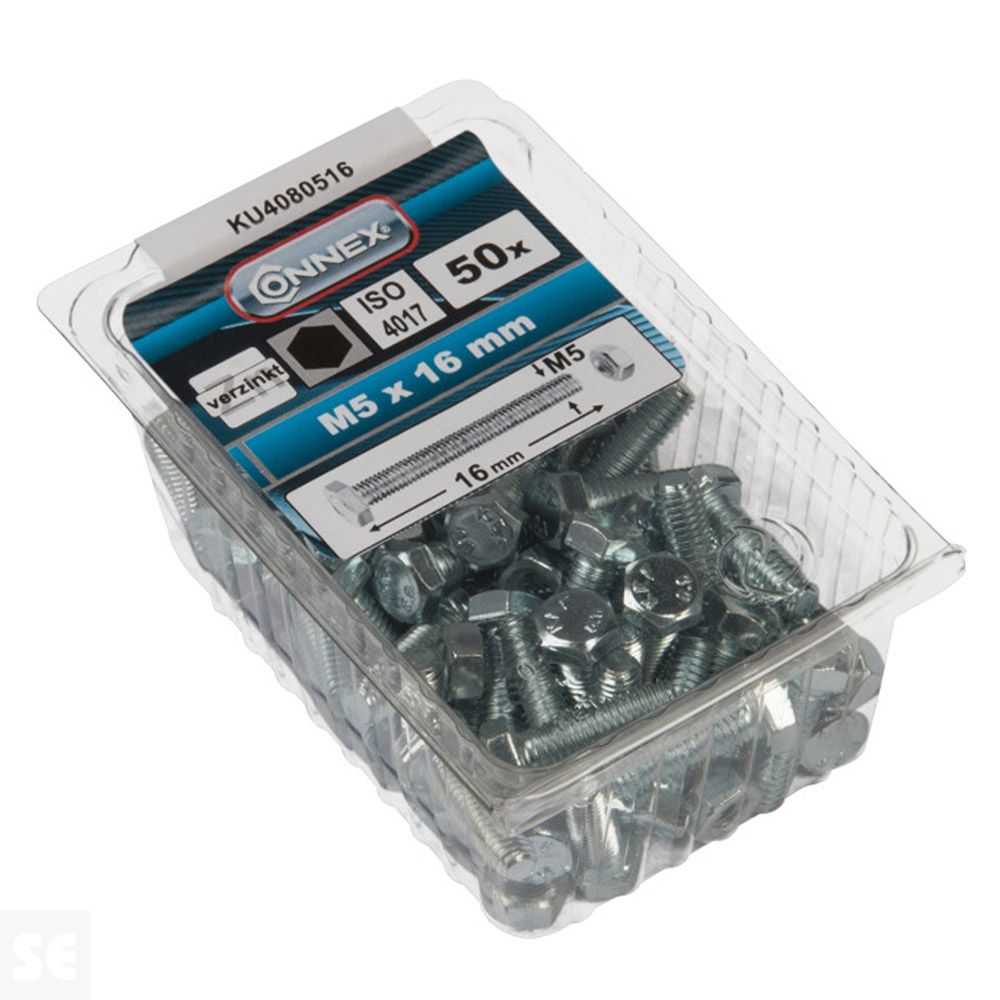 Tornillo Hexagonal Rosca Din933 Vz Ph 7072 M5x16 (50u.)