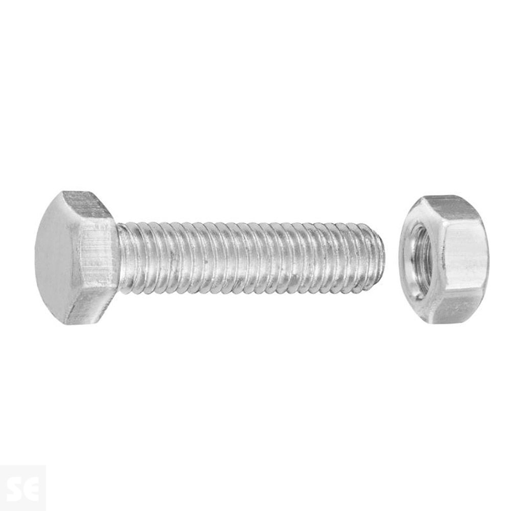 Tornillo Cabeza Hexagonal con Tuerca Cincada Vz Ph 7074 M5x20 mm (50u.)