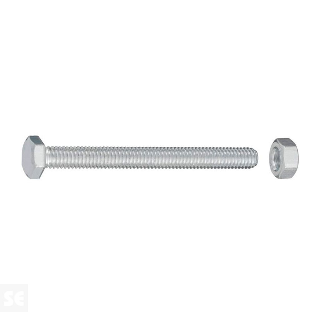 Tornillo Cabeza Hexagonal con Tuerca Cincada  Vz Ph 7095 M6x50 mm (15u.)