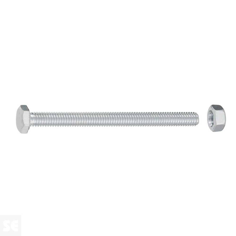 Tornillo Cabeza Hexagonal con Tuerca Cincada  Vz Ph 7097 M6x60 mm (20u.)