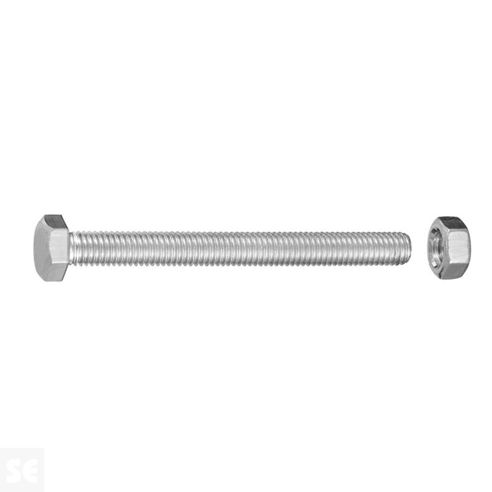 Tornillo Cabeza Hexagonal con Tuerca Cincada  Vz Ph 7111 M8x70 mm (10u.)