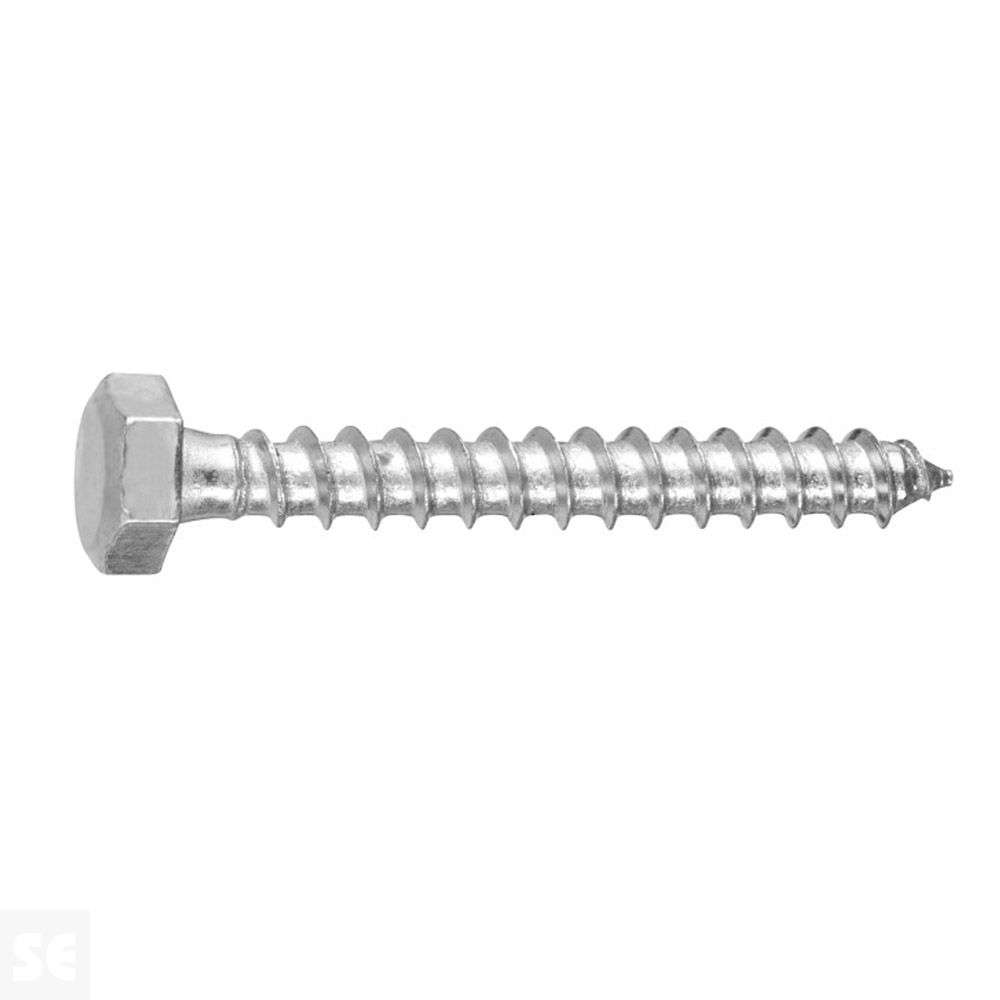 Tornillo Madera 571 Hexagonal Galvanizado 8x60mm. (4u.)