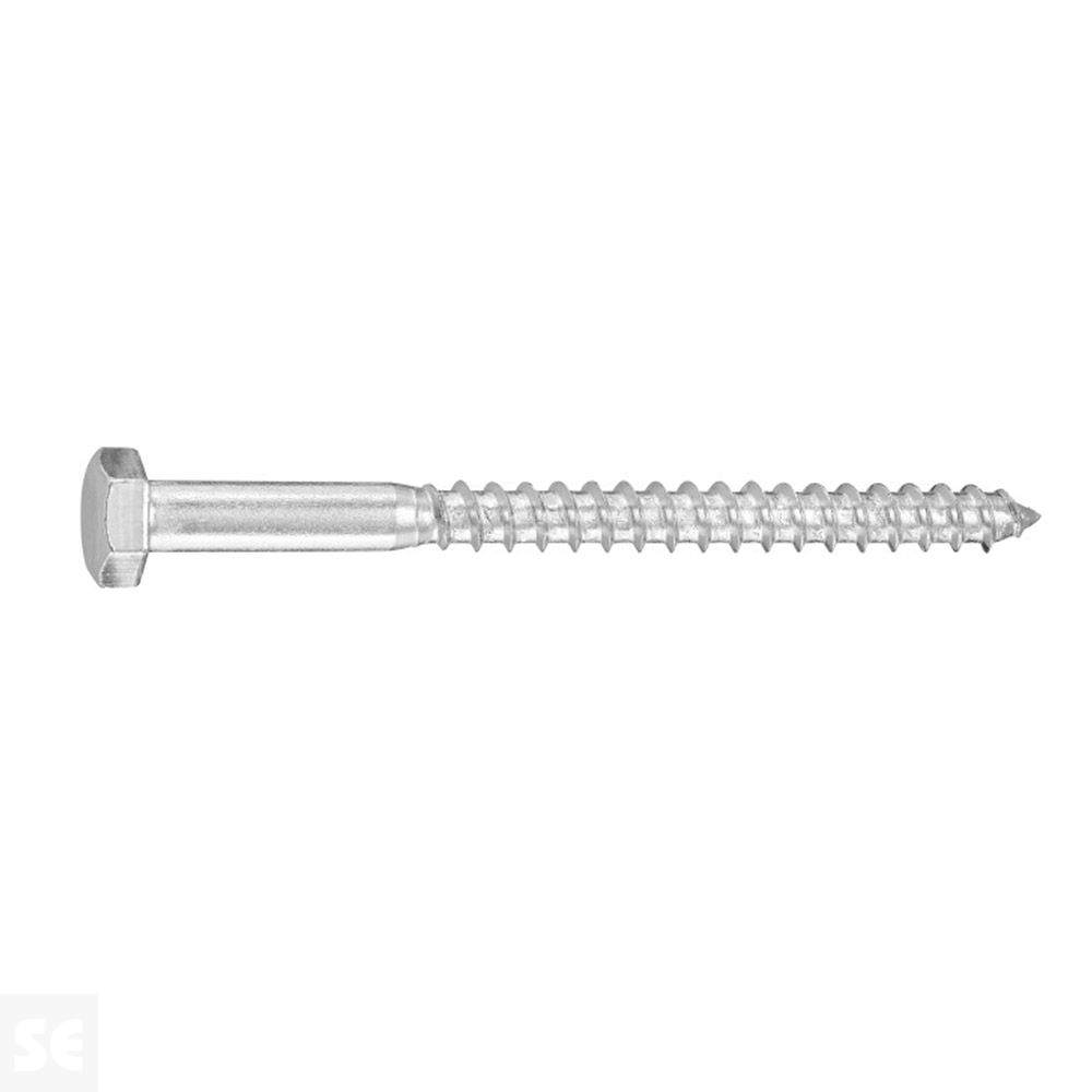 Tornillo Madera 571 Hexagonal Galvanizado 8x10mm. (6u.)