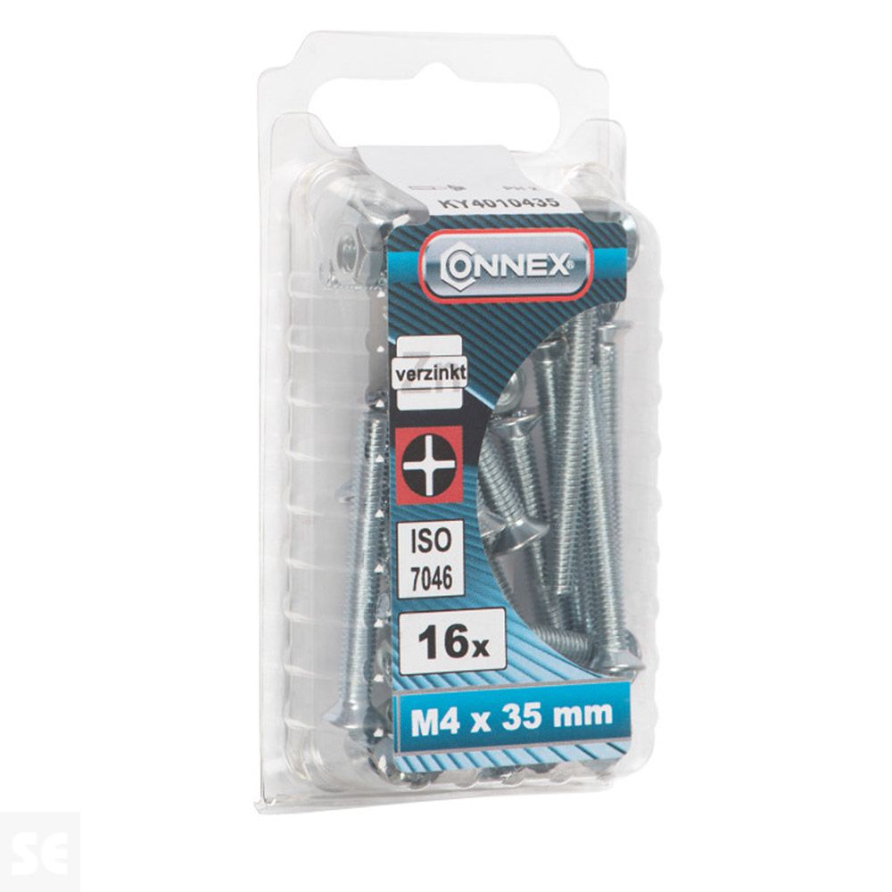 Tornillo Avellanada Gewindeschr M4x35 Vz Ph 965 M (16u.)