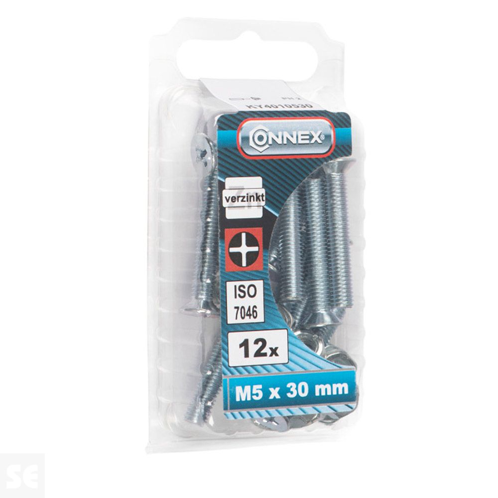 Tuercas Cabeza Avellanada + Tuerca M5X30 (12u.)