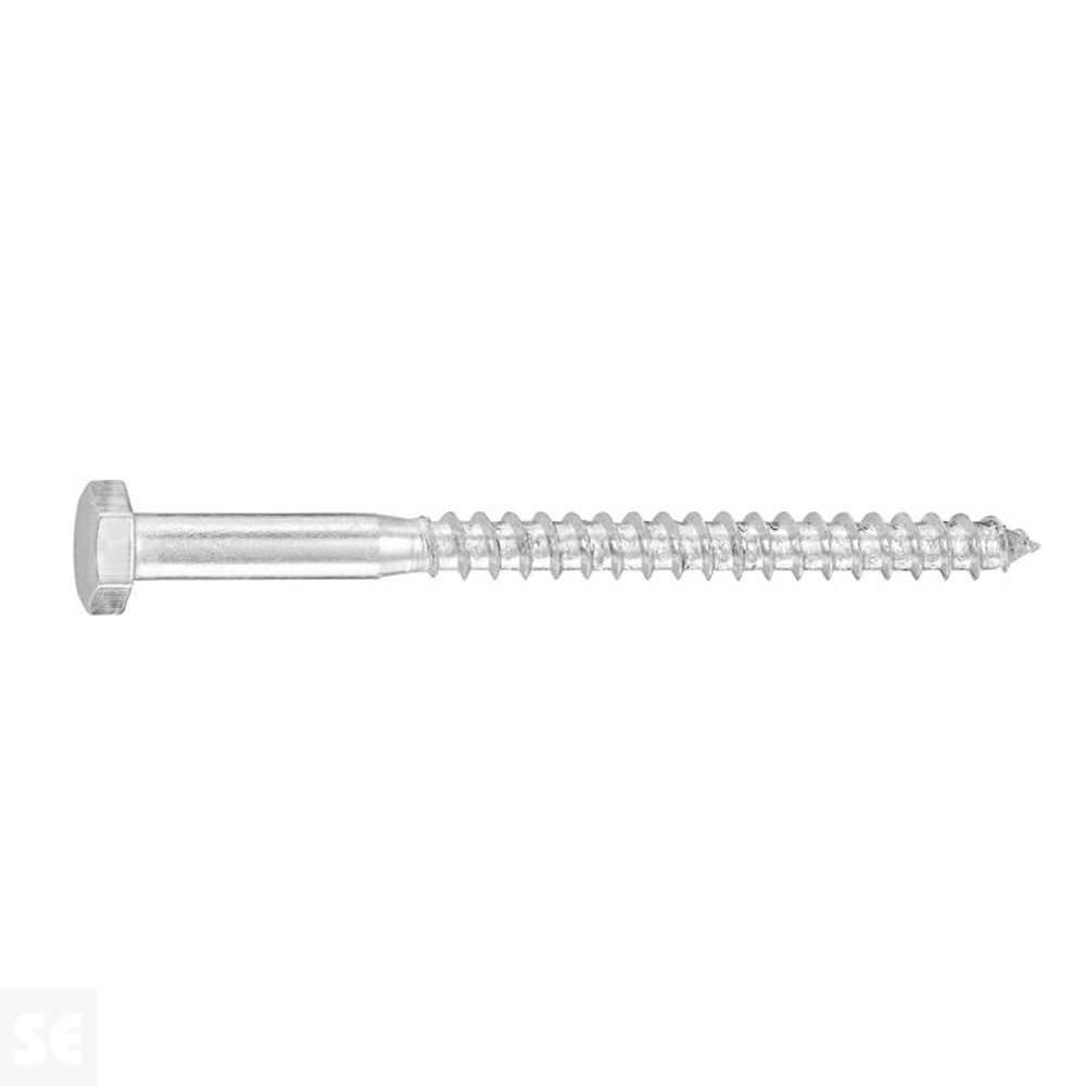 Tornillo para Madera 571 Hexagonal Galvanizado 6x80