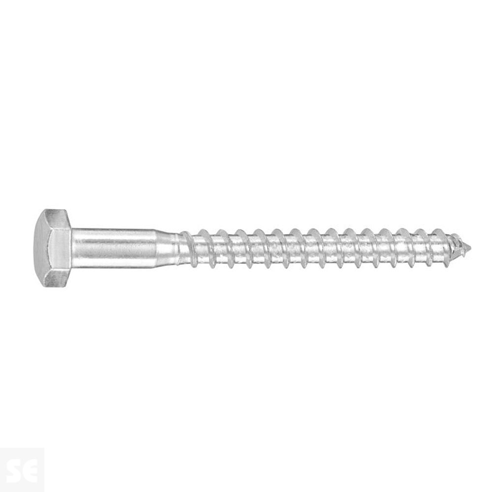Tornillo para Madera 571 Hexagonal Galvanizado 8x80
