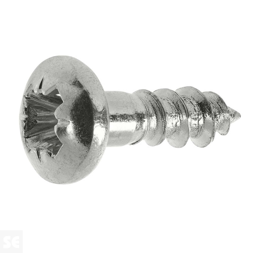 Tornillo Madera Cabeza Ovalada Galvanizado 3,5x12mm. (30u.)
