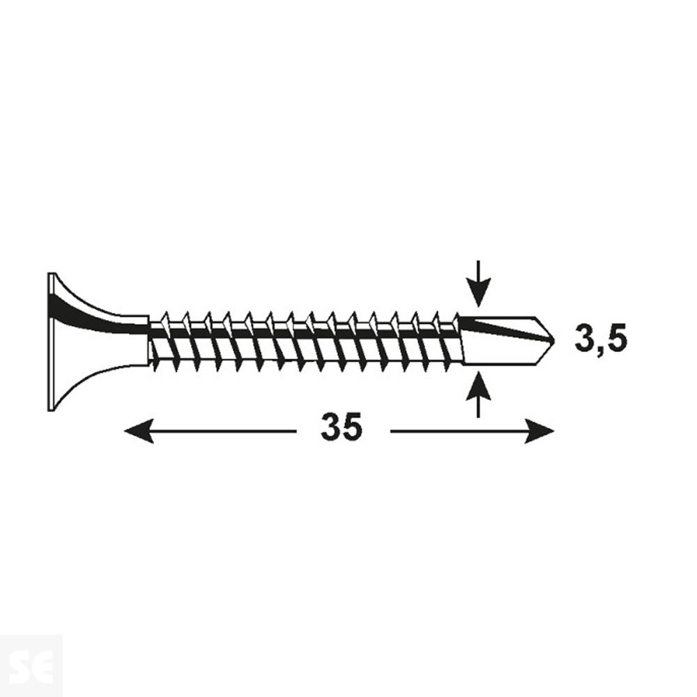 Tornillo Multiuso C.Punta 3,5,