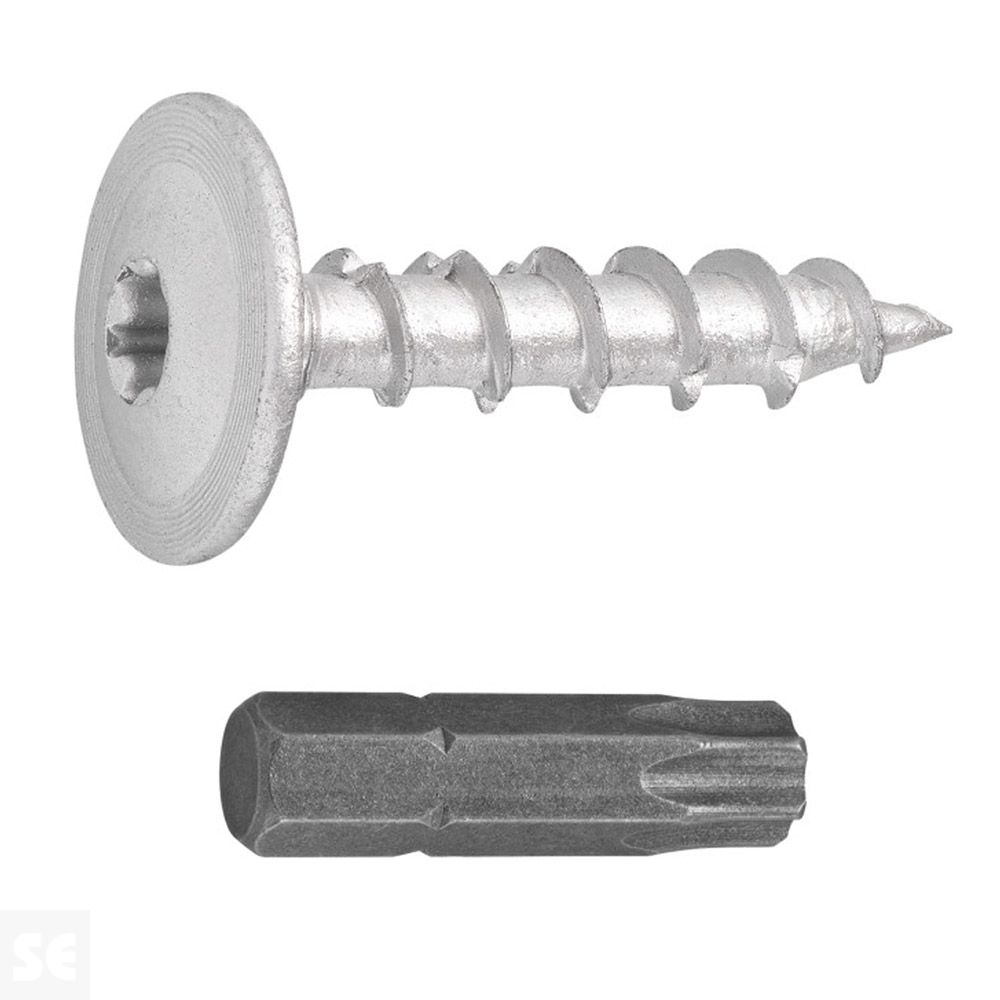Tornillo Poste Cincado Tx40 8,0x40mm (20u.)