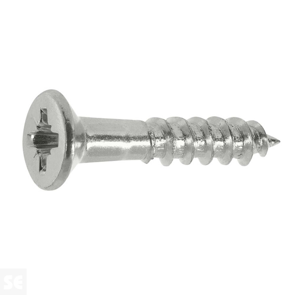 Tornillo Madera Rasgada Galvanizado 3x16mm. (50u.)