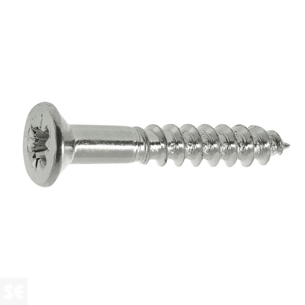 Tornillo Madera Rasgada Galvanizado 3x20mm. (30u.)