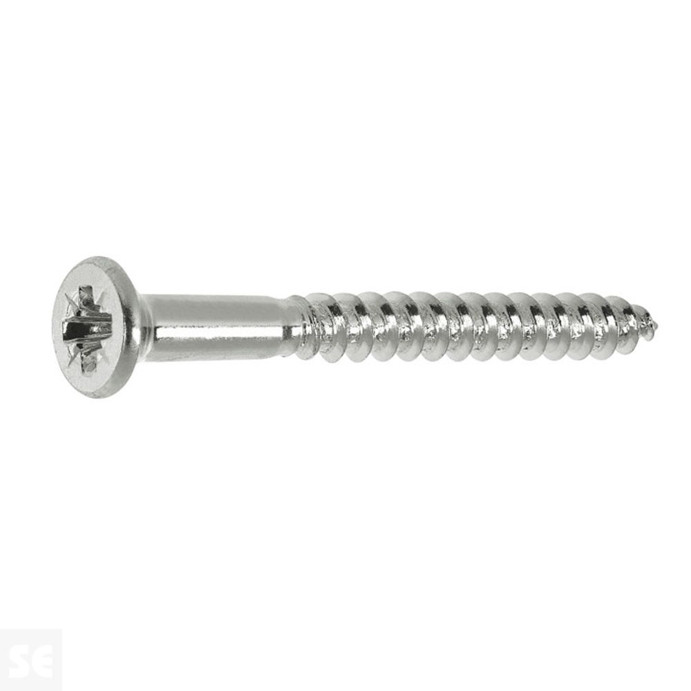 Tornillo Madera Rasgada Galvanizado 3x30mm. (30u.)