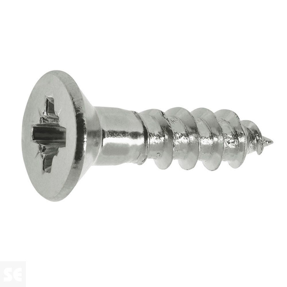 Tornillo Madera Rasgada Galvanizado 4x16mm. (30u.)