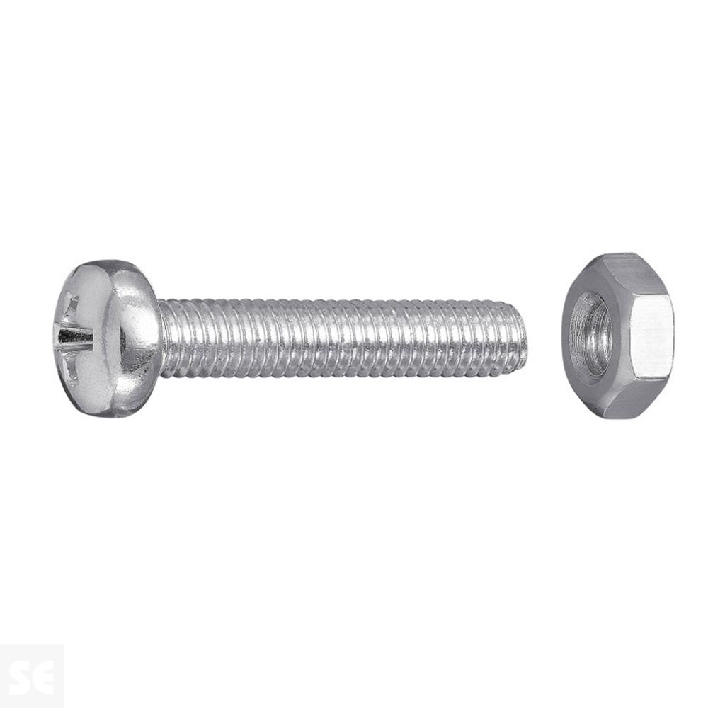 Tornillo Cabeza Redonda Ranura 3x16mm. (20u.)