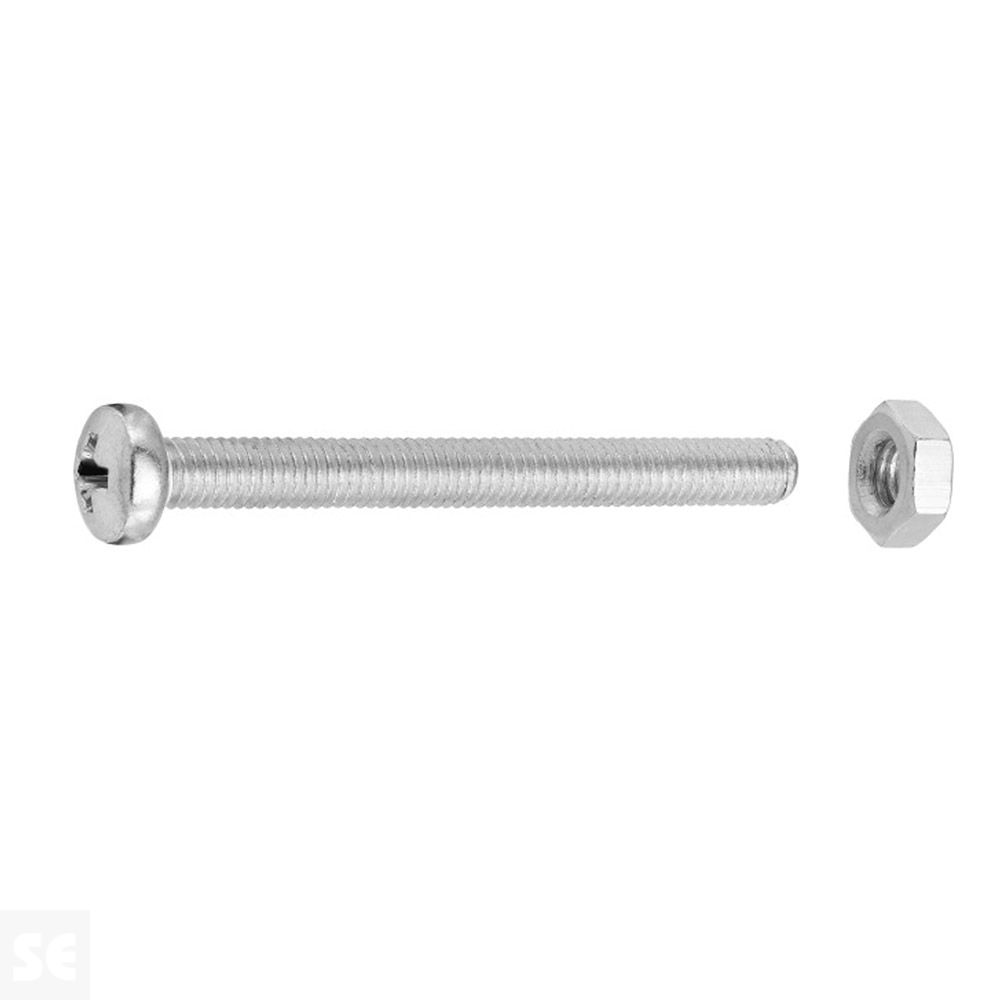 Tornillo Cabeza Redonda Ranura 3x30mm. (16u.)