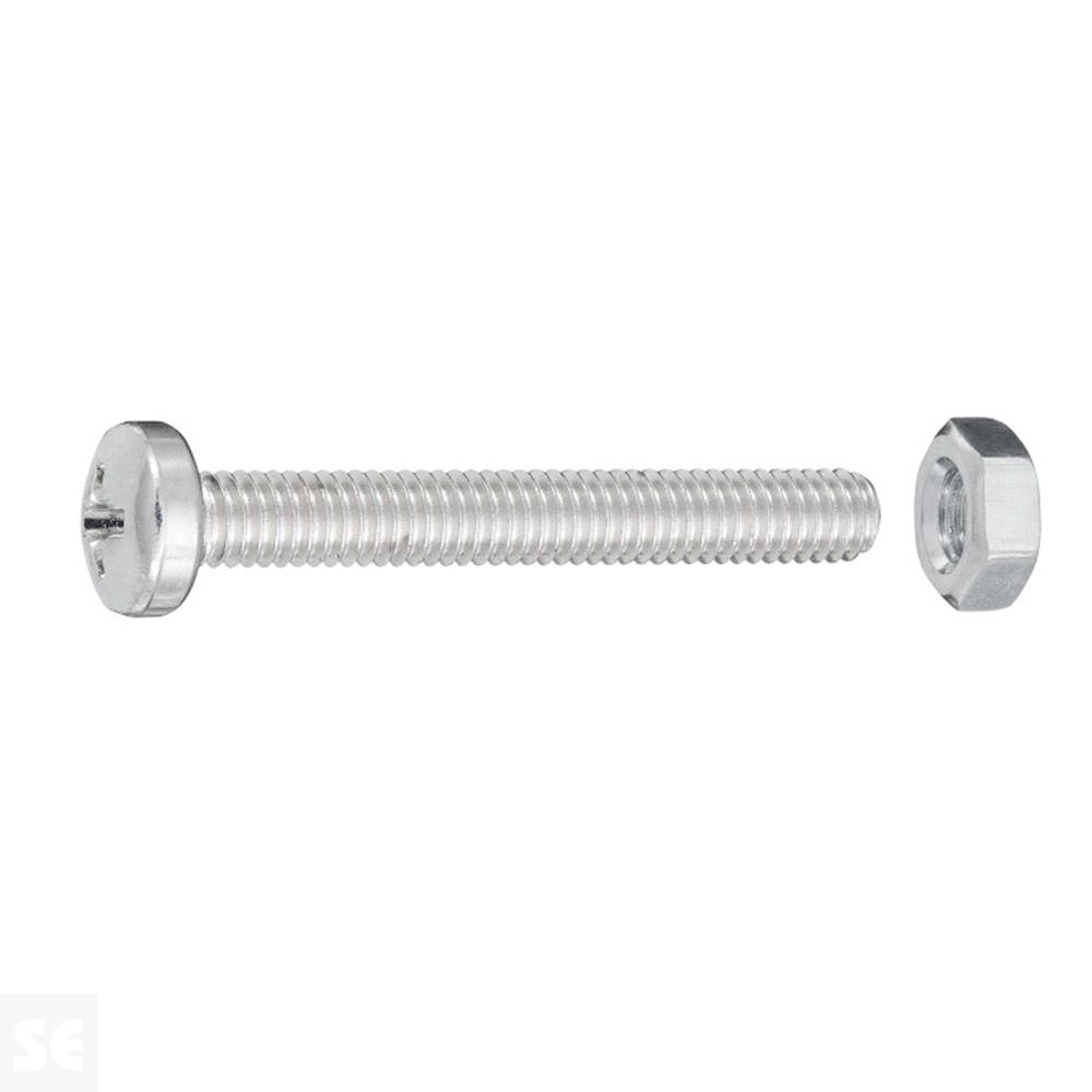 Tornillo Cabeza Redonda Ranura 4x30mm. (10u.)