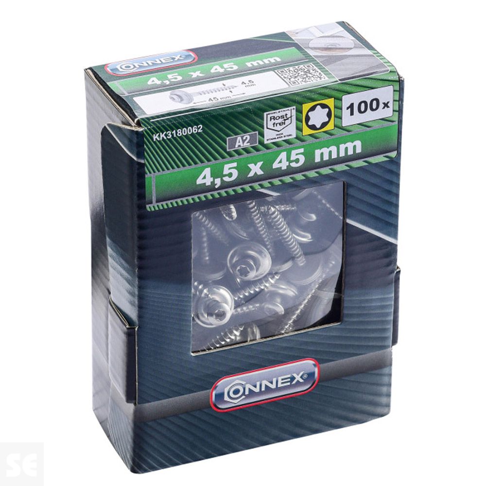 Tornillo Sellante Inox.4,5x5 (100