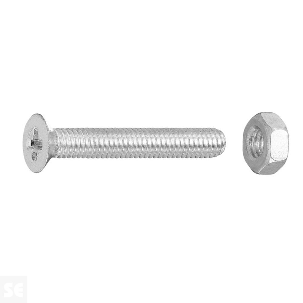 Tornillo Cabeza Avellanada + Tuerca M3x20mm. (30u.)