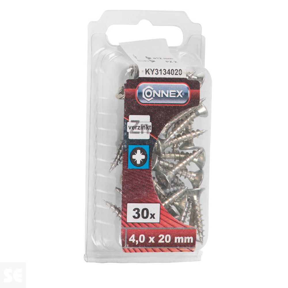 Tornillos Universal Galvanizado 4x20 mm (30u.)