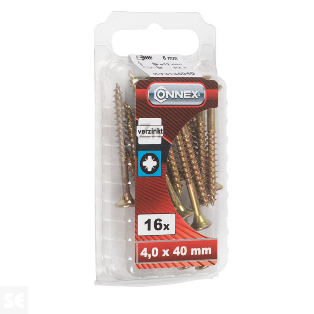 Tornillos Universal Galvanizado 4x30 mm (16u.)