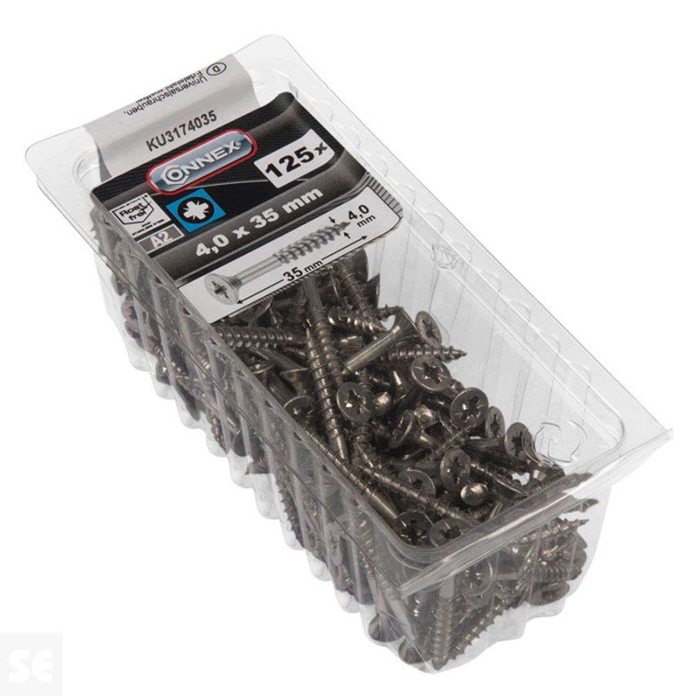 Tornillos Universales Inox Pz 4,0x35