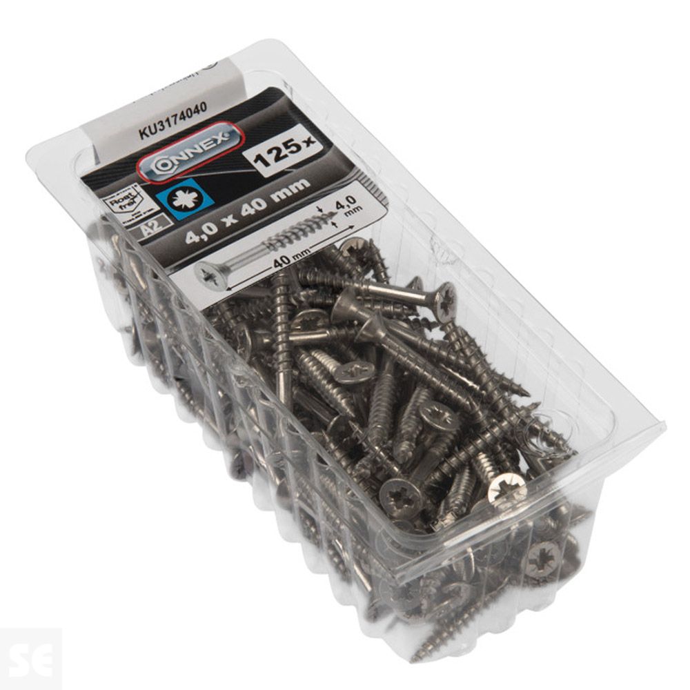 Tornillos Universales Inox Pz 4,0x40