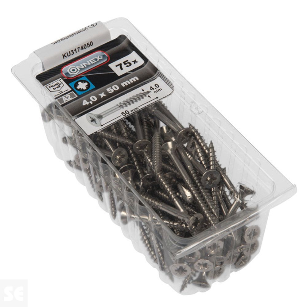 Tornillos Universales Inox Pz 4,0x50