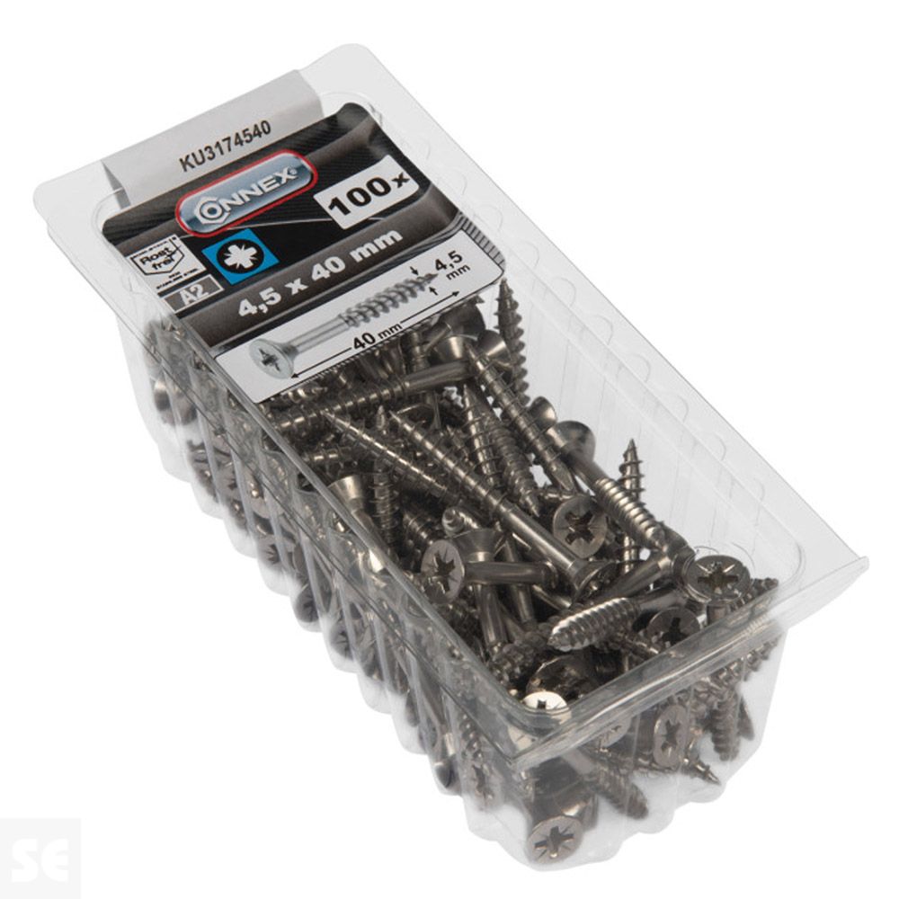 Tornillos Universales Inox Pz 4,5x40