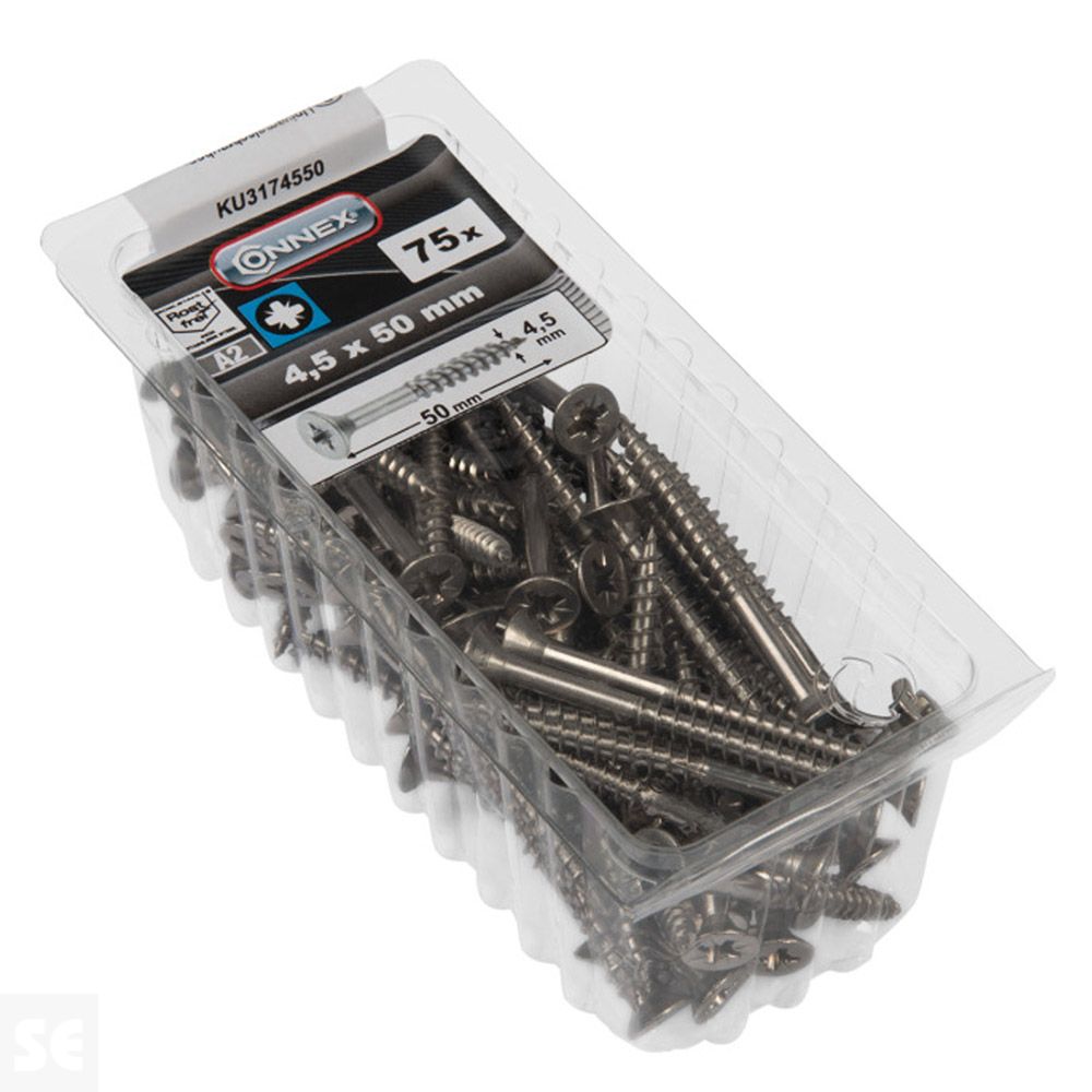 Tornillos Universales Inox Pz 4,5x50