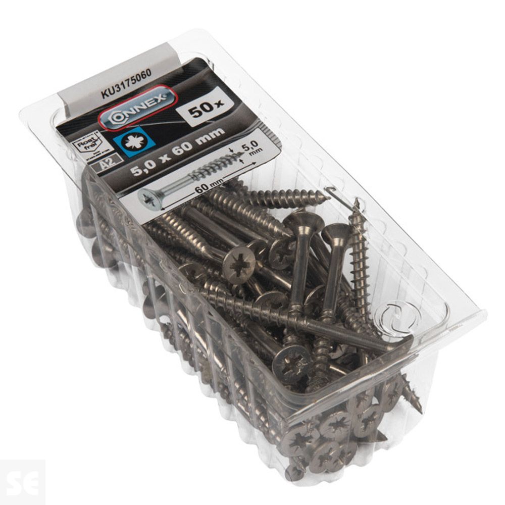 Tornillos Universales Inox Pz 5,0x60