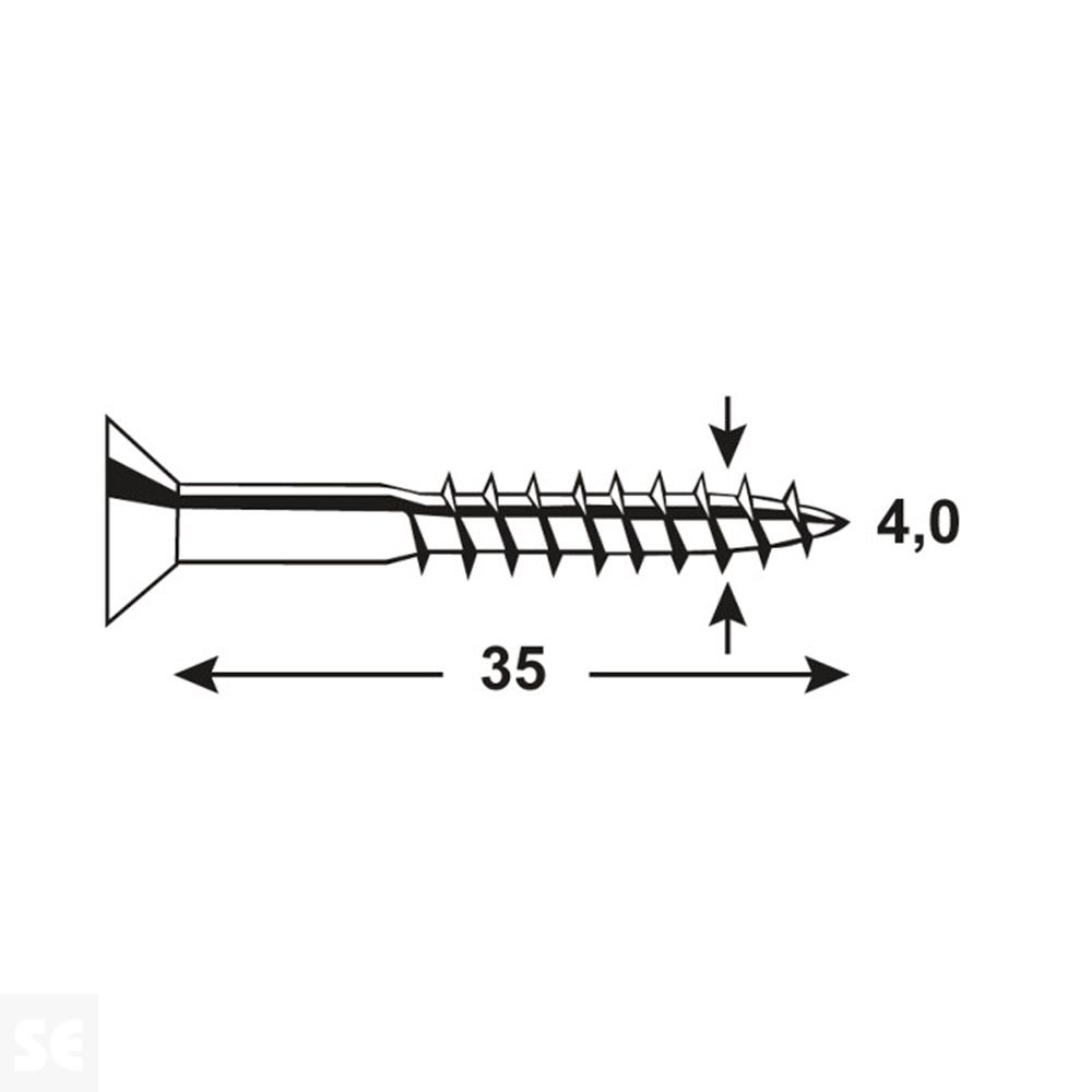 Tornillo Universal 4,0x35 A2 P