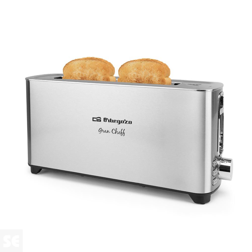 Tostador Ranura Extra Ancha Inox. Potencia 900-1050w