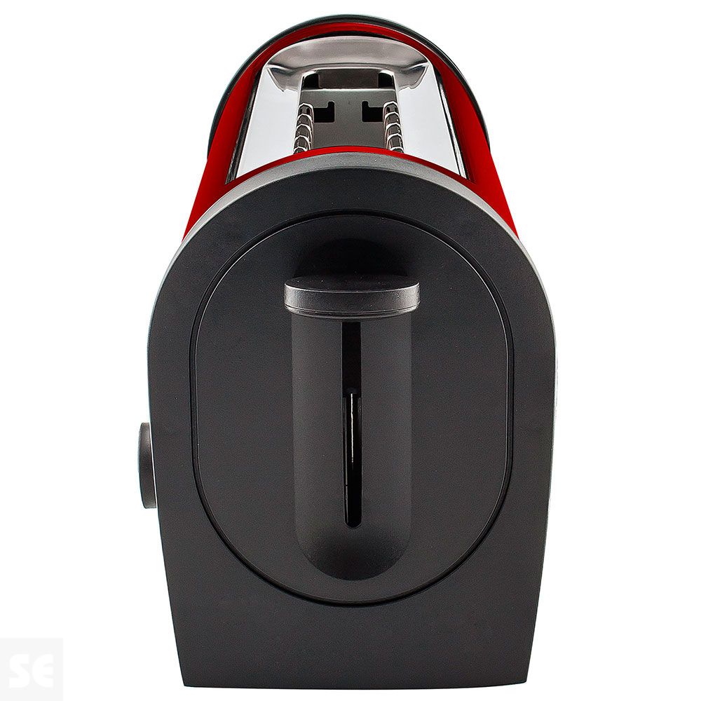 Tostadora Roja Metalizada Tacto Frío 1000 w